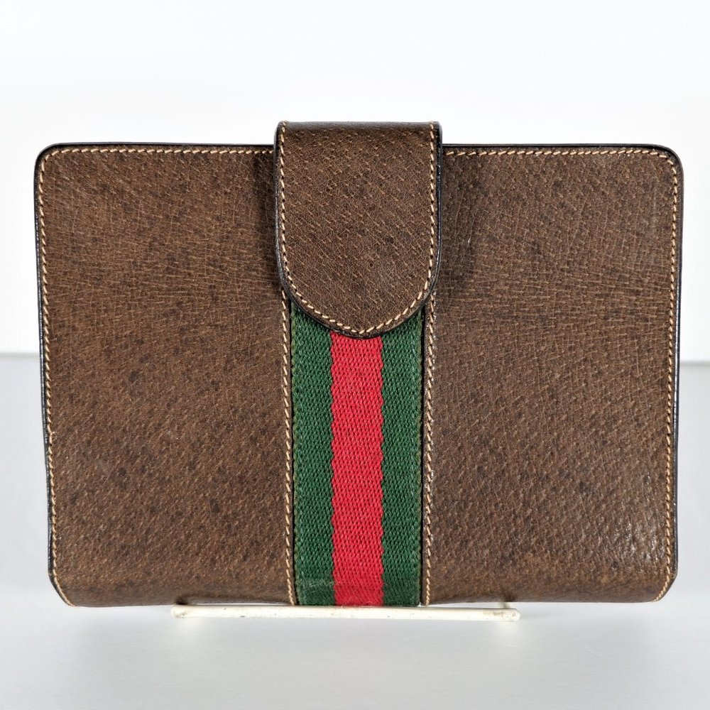 Vintage GUCCI Leather Pinochle Card Case/Pen